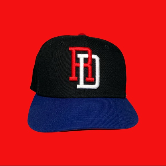 New Era Dominican Republic Two Tone World Baseball Classic Fitted Hat Size 7 - Picture 3 of 7